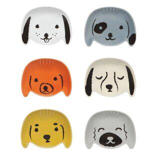 Puppy Love Shaped Small Bowls Set of 6